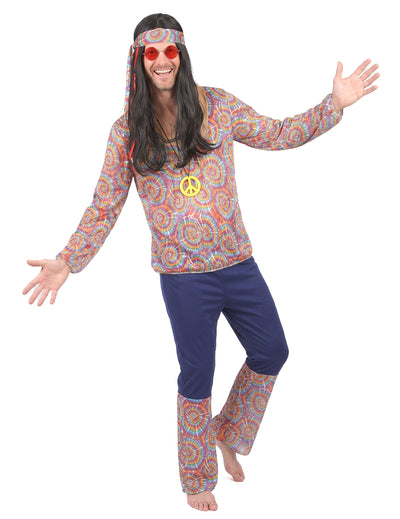 Pánský psychedelický hippie kostým