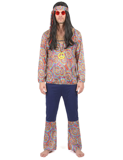 Pánský psychedelický hippie kostým