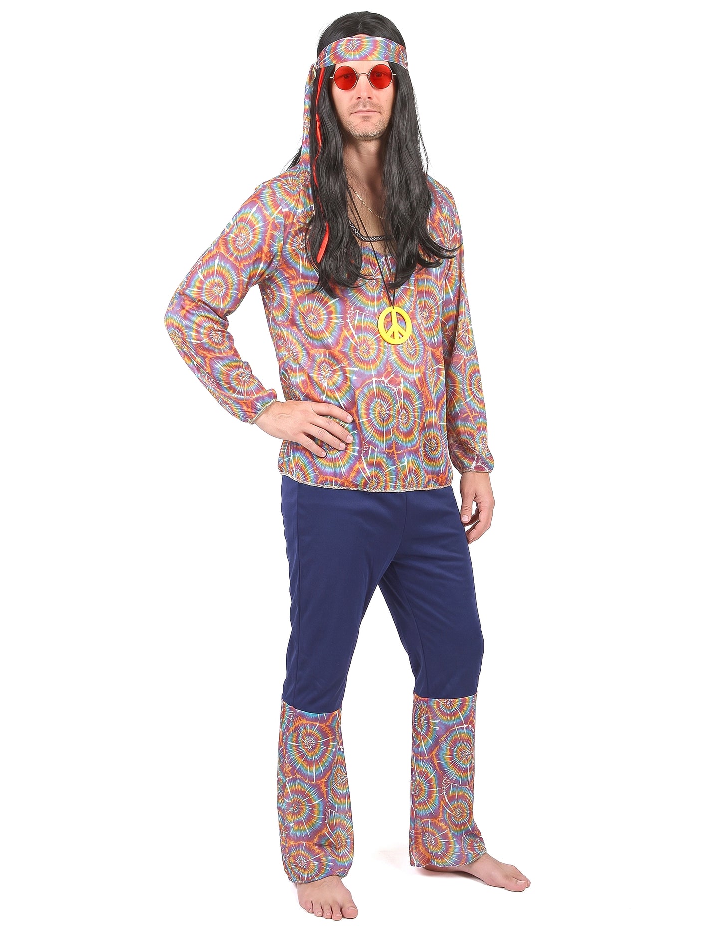 Pánský psychedelický hippie kostým