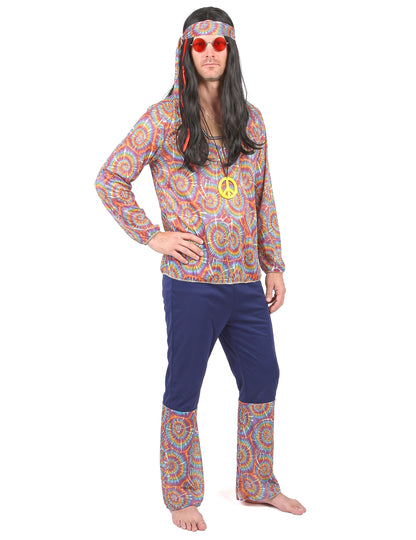 Pánský psychedelický hippie kostým