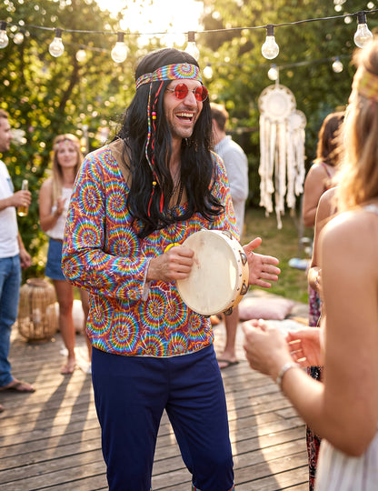Pánský psychedelický hippie kostým