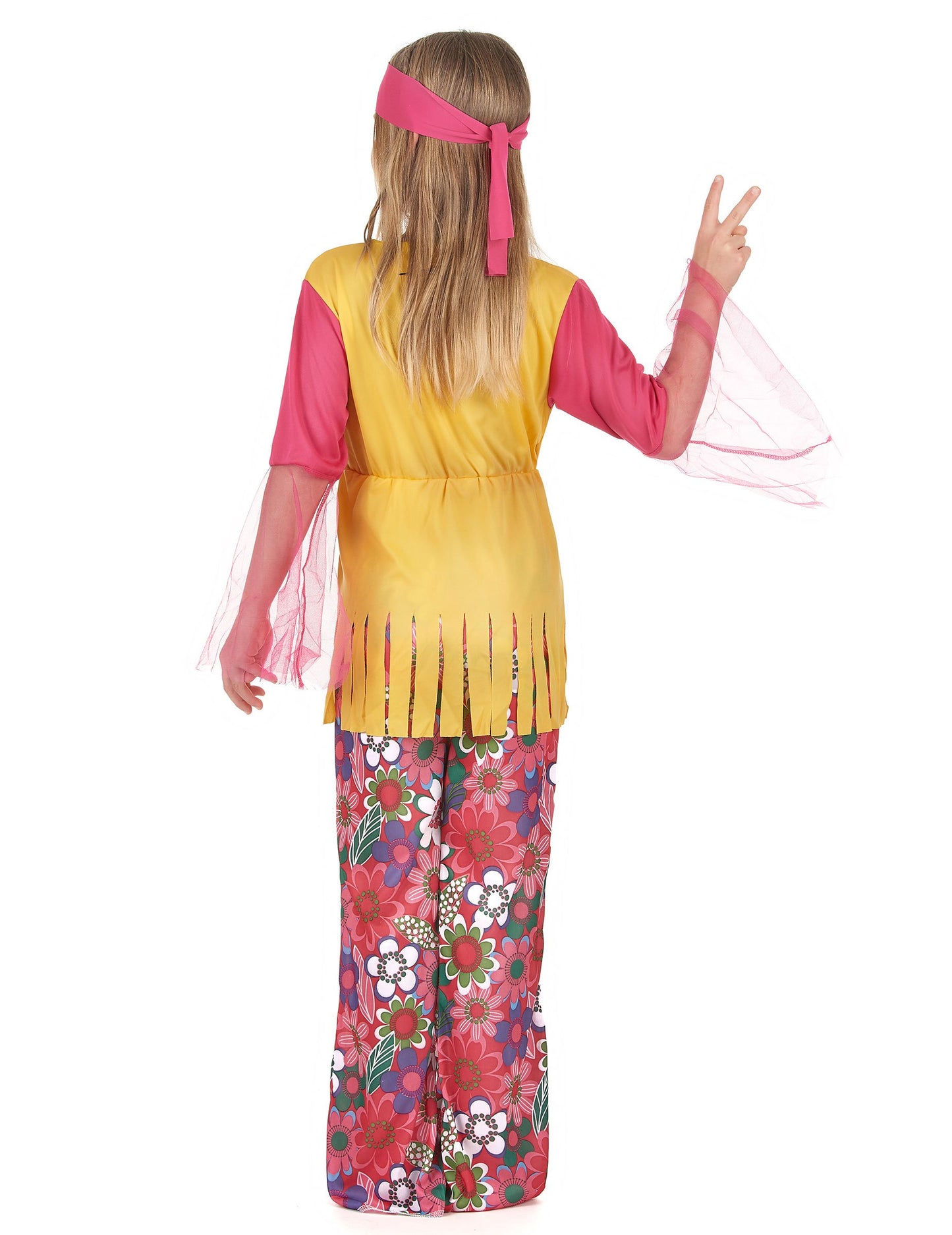 Hippie muticolare dívka kostým
