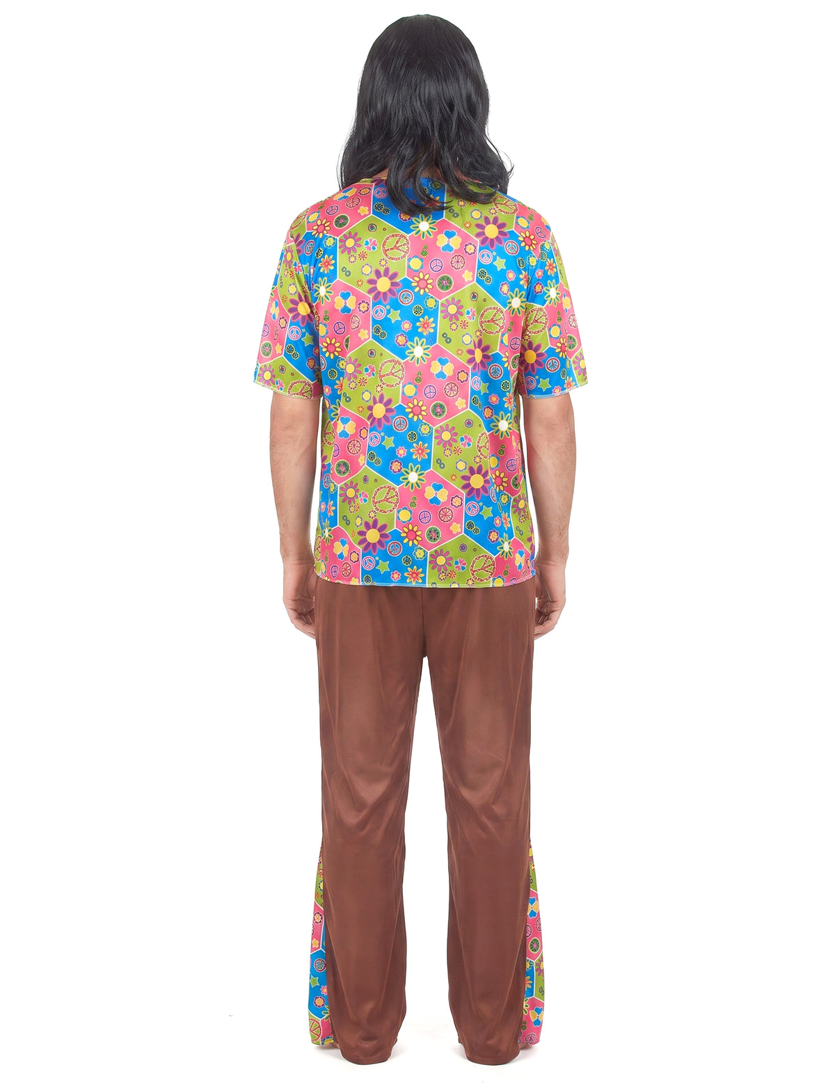 Pánský kostým hippie s rozšířenými kalhotami