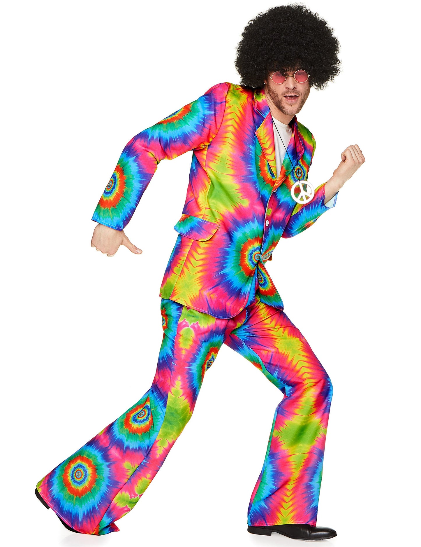 Kostým pro dospělý psychedelický hippie pár