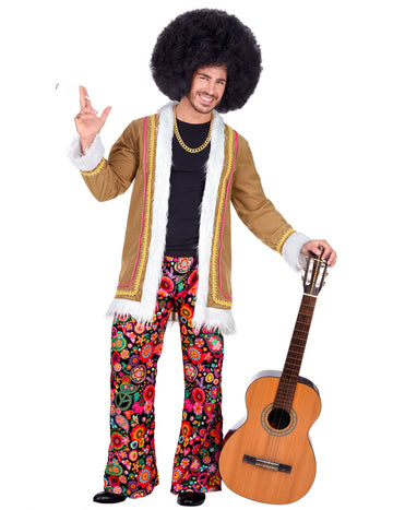 Pánský hippie kostým Woodstock