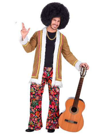 Pánský hippie kostým Woodstock