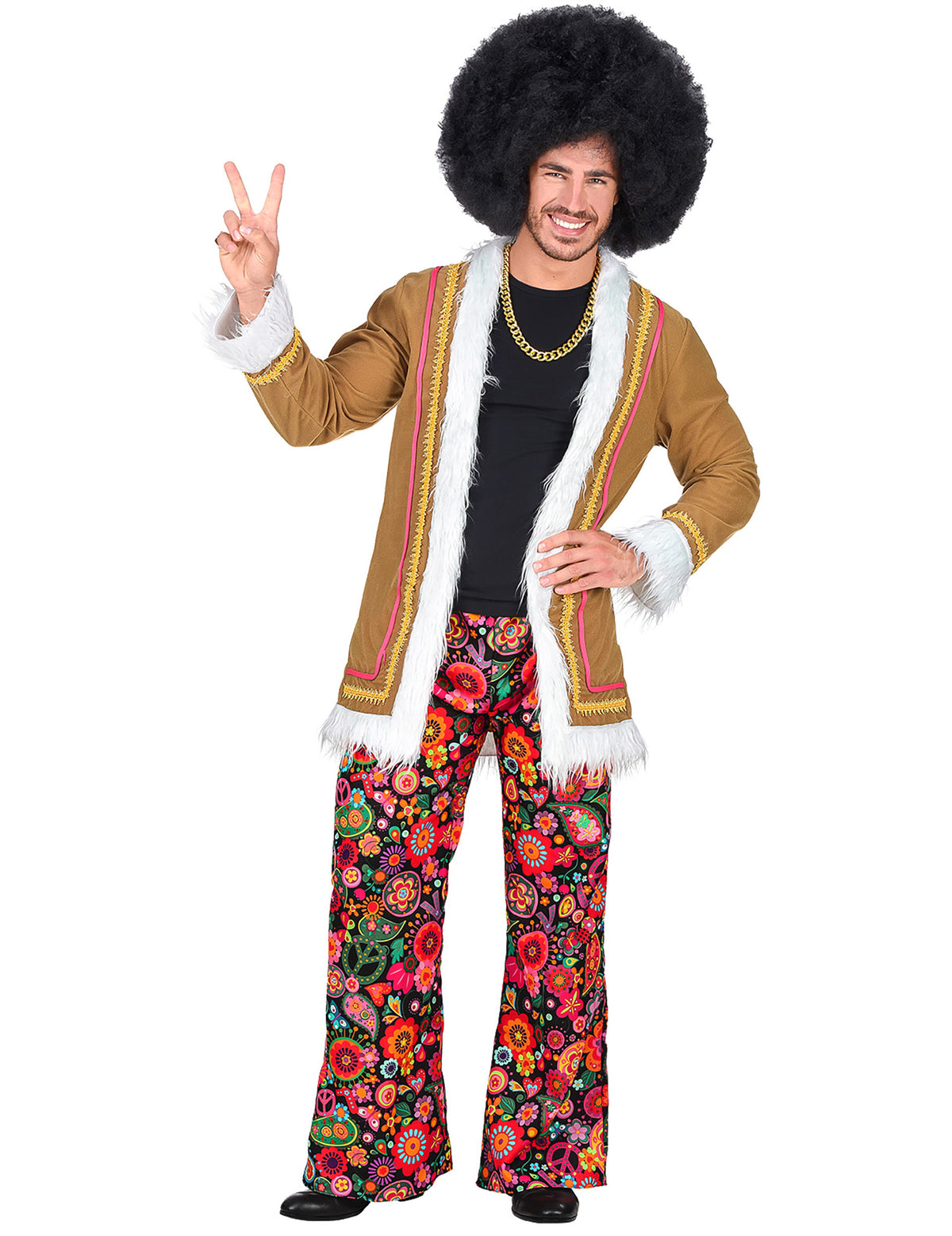 Pánský hippie kostým Woodstock