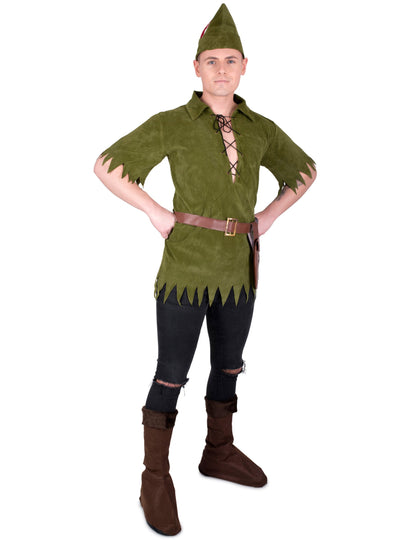 Pánský kostým lesního muže s efektem semiše