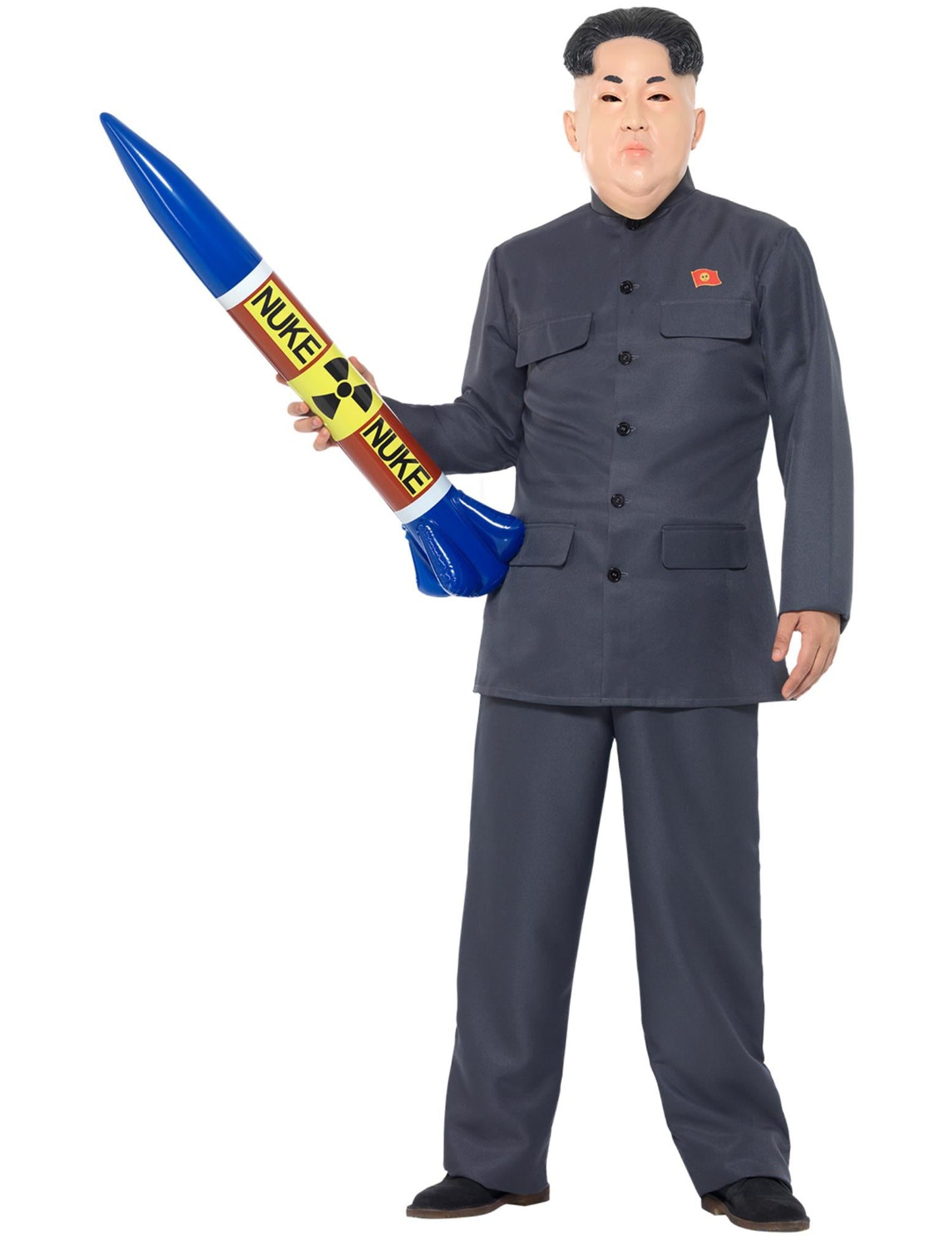 Missile gonflable fourni avec le déguisement homme politique coréen