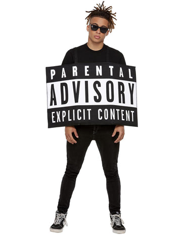 Parental Advisory Brustschild für Erwachsene