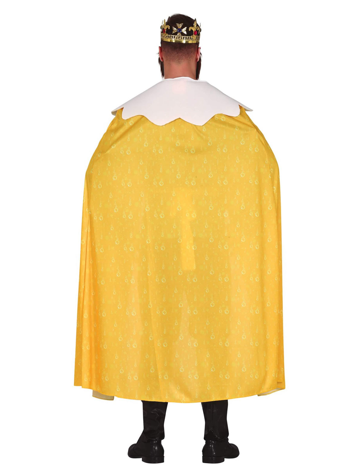 Pohled zezadu na humorné král piva costume