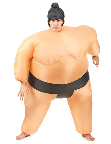 Nafukovací kostým pro dospělé zápasníky sumo