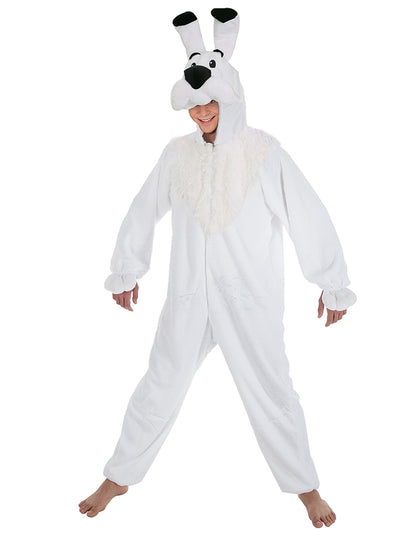 Déguisement Idefix Astérix et Obélix pour adulte blanc