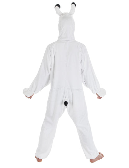 Vue de dos du déguisement Idefix Astérix et Obélix pour adulte