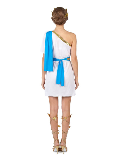 Déguisement impératrice Grecque bleue femme
