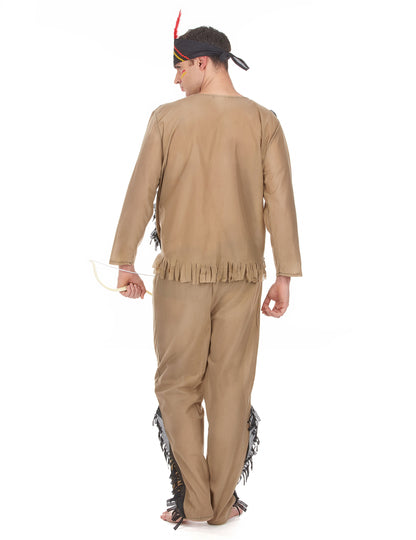 Pánský indický kostým se sametovým efektem