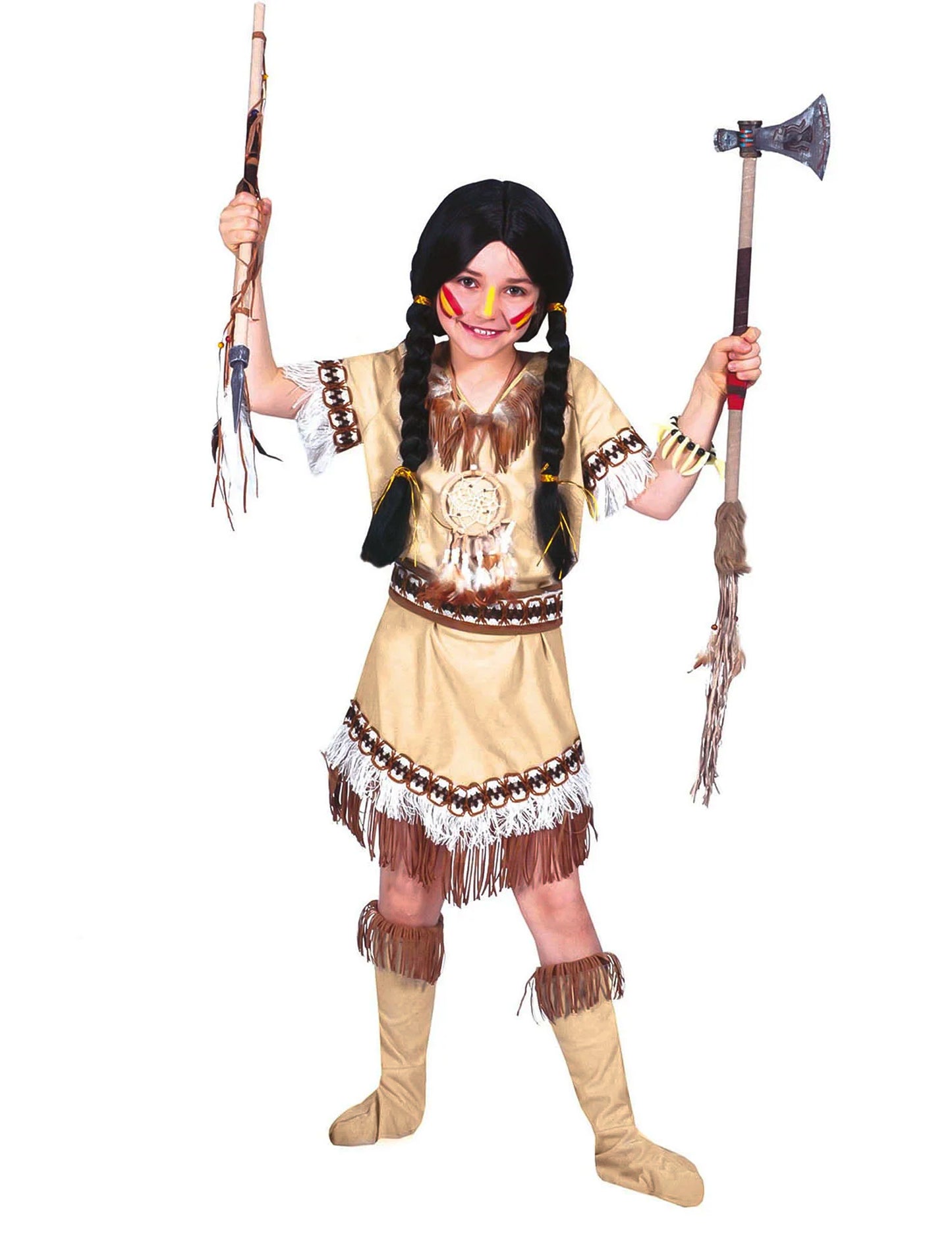 Indický dívčí kostým s třásněmi