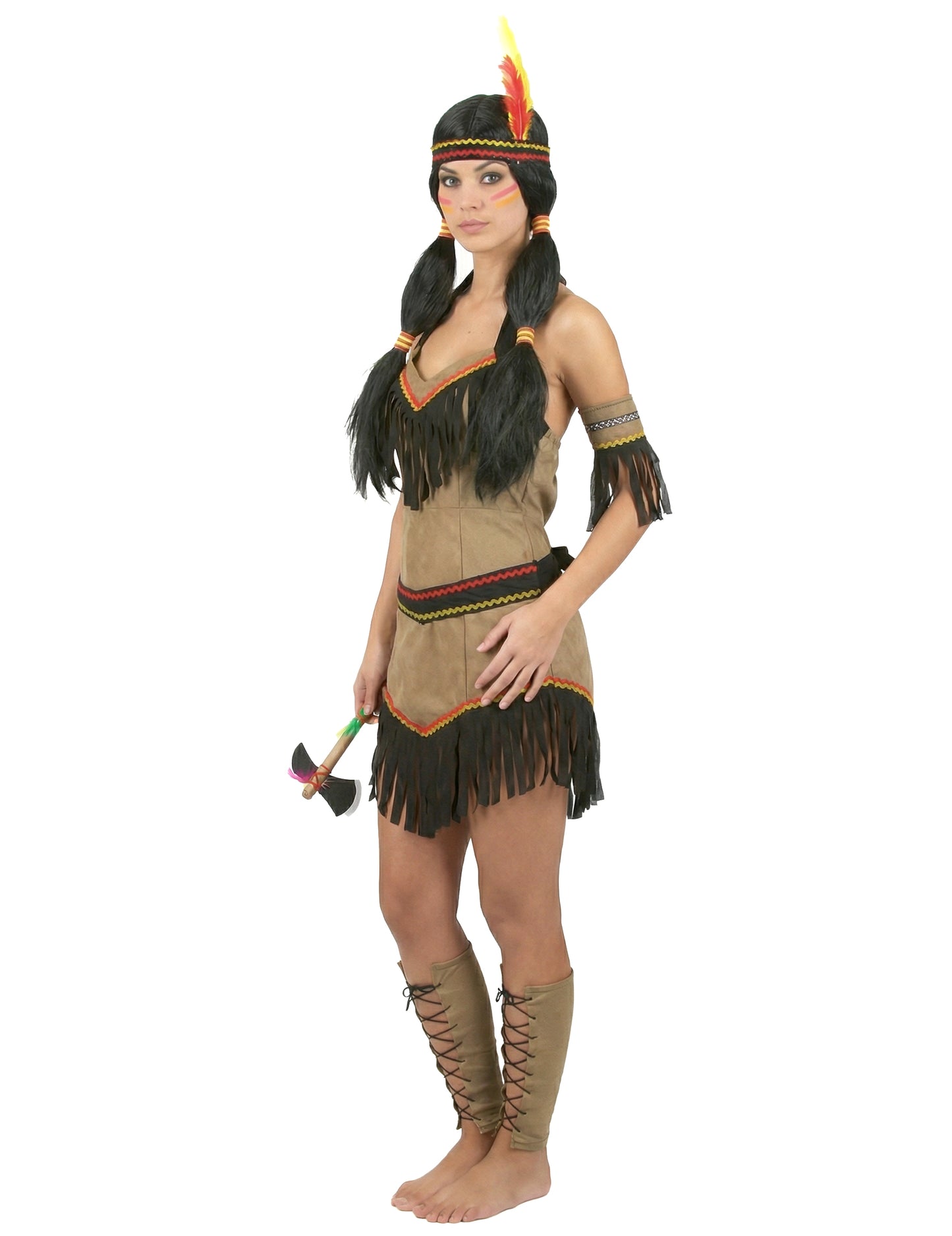 Dámský indický kostým s odhalenými zády