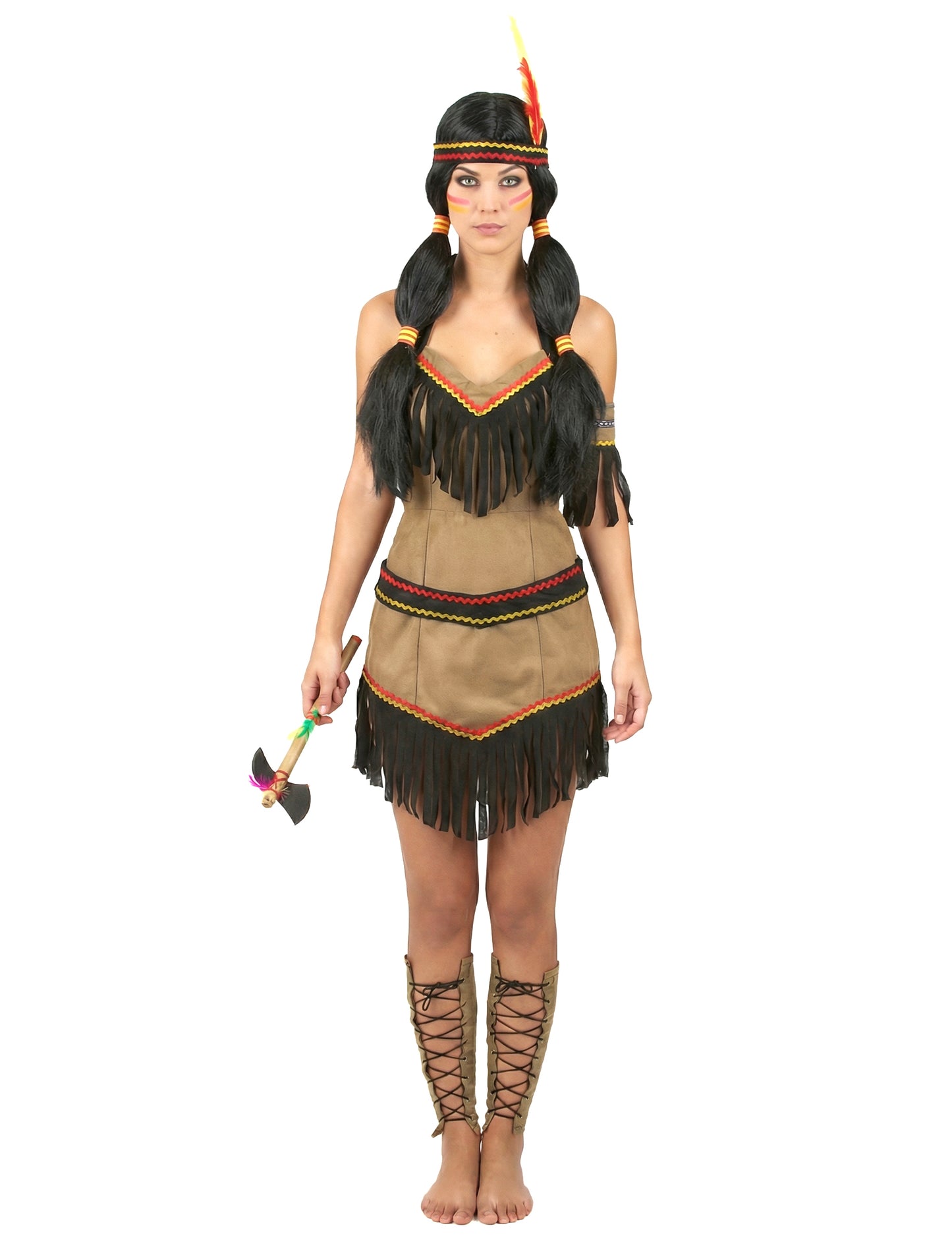 Dámský indický kostým s odhalenými zády