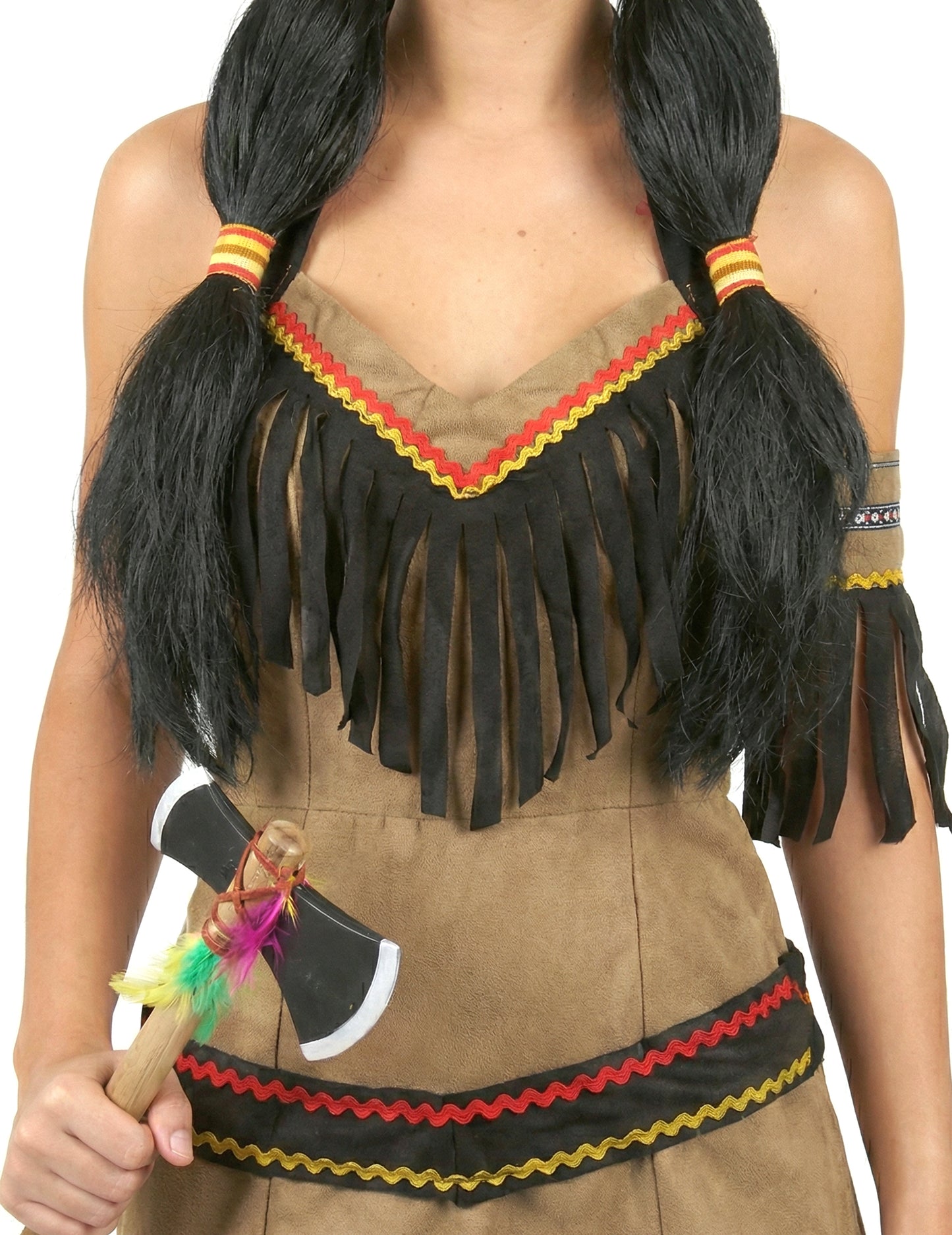 Dámský indický kostým s odhalenými zády