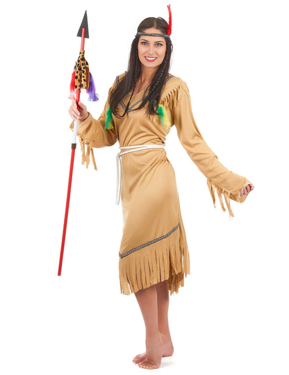 Dlouhé šaty indického kostýmu pro ženy