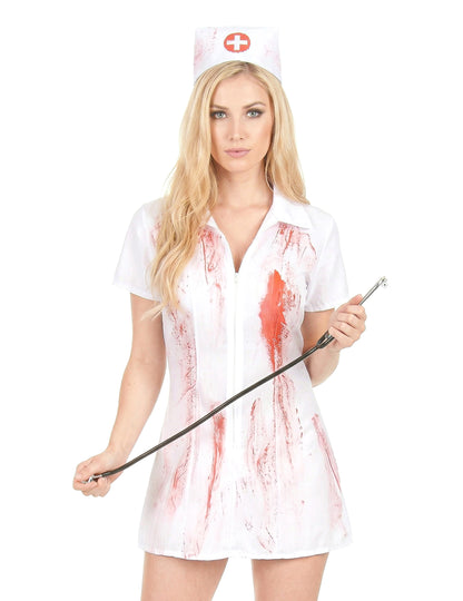 Blutiges Krankenschwestern Halloween Kostüm für Damen