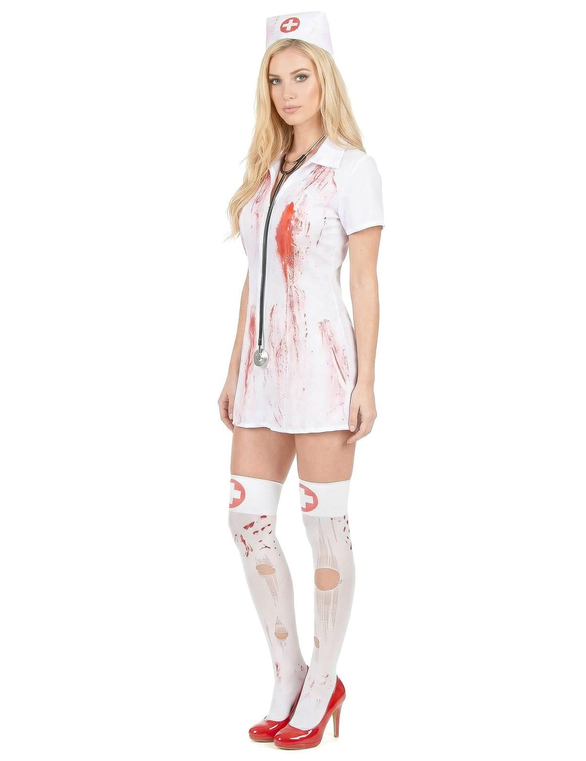 Halloweenský kostým psychopatické zdravotní sestry