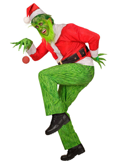 Celý kostým pro dospělé nevrlé vánoční příšery