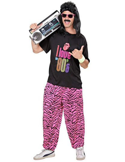 Miluji pánský běžecký kostým z 80. let, velká velikost.