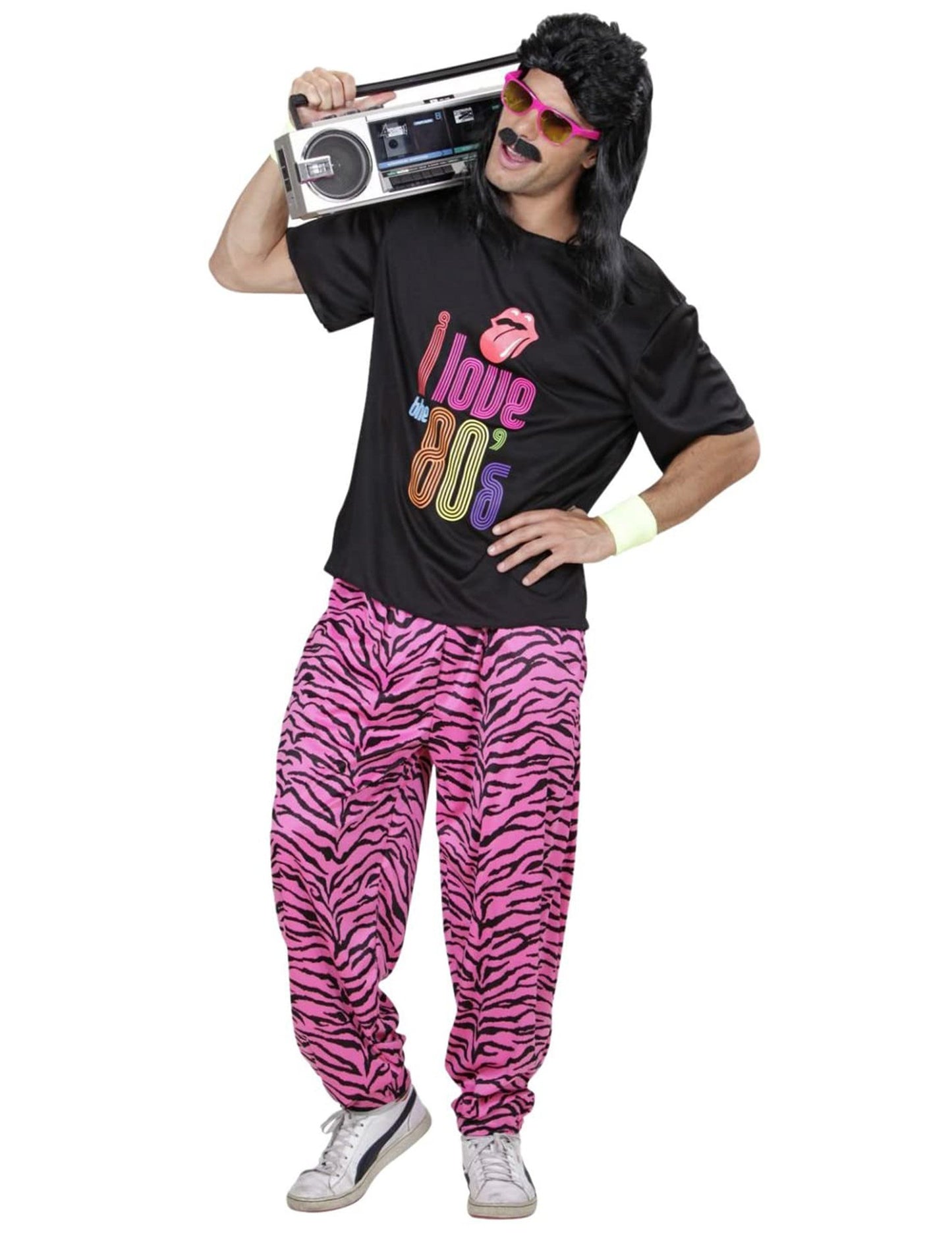 Miluji pánský běžecký kostým z 80. let, velká velikost.