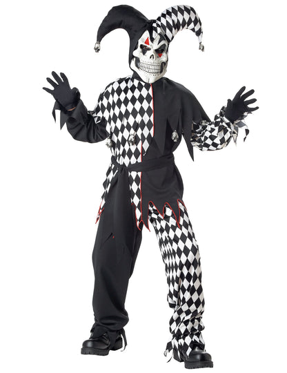 Diabolické přestrojení černobílých dětí