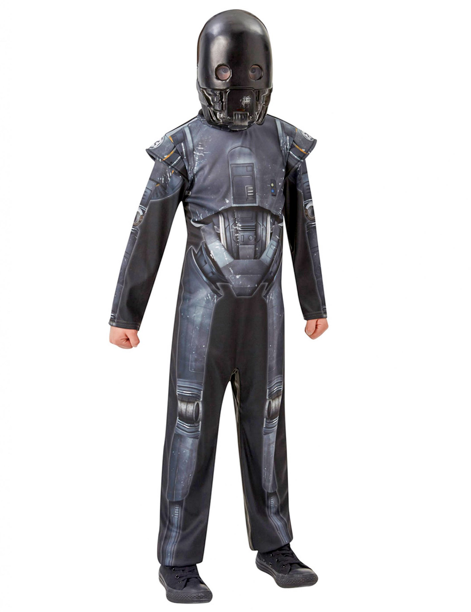 Déguisement K-2SO Star Wars Rogue One pour enfant noir et gris avec masque
