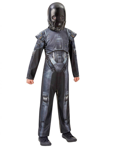 Dětský kostým K-2SO Star Wars Rogue One černý a šedý s maskou