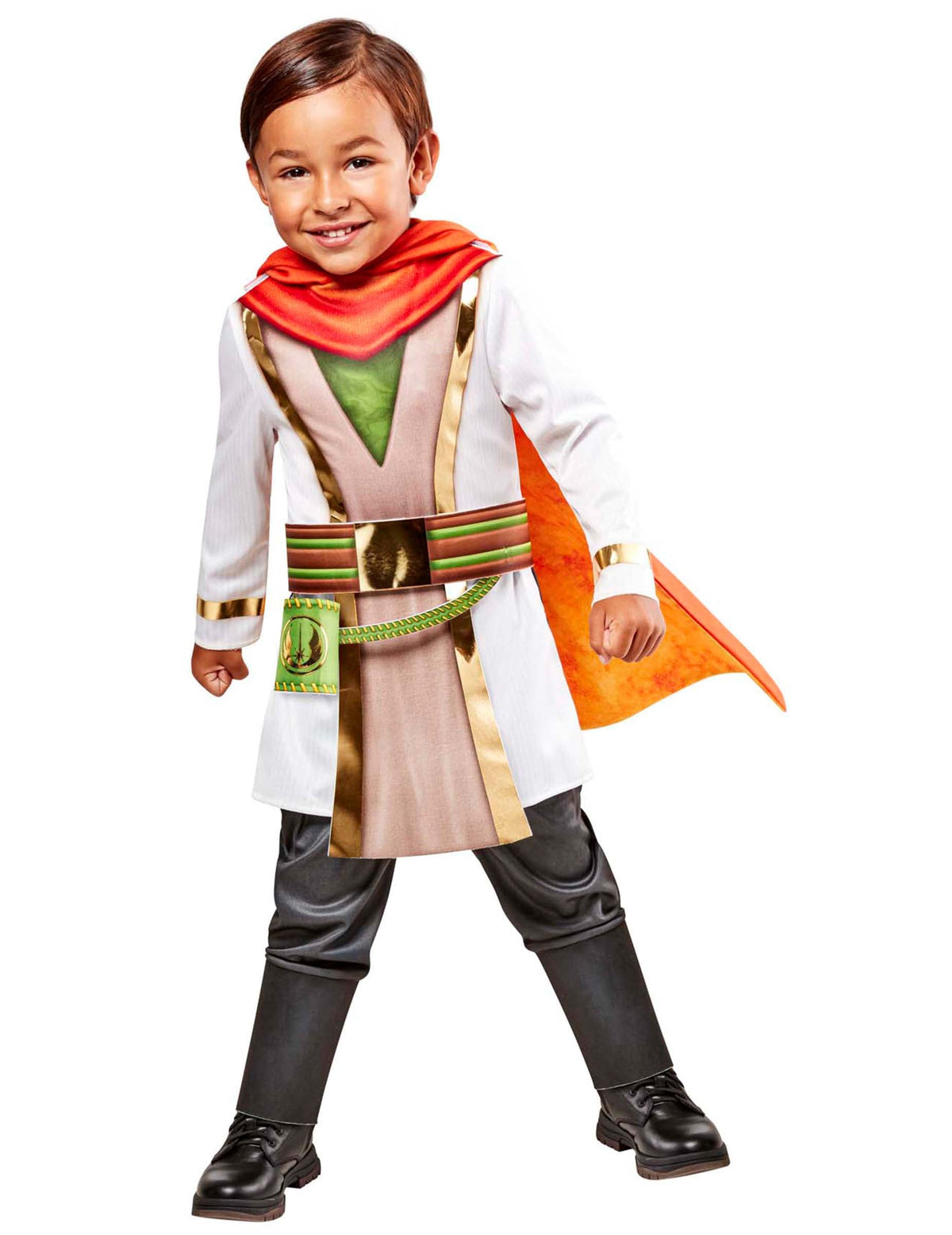 Vue de face du déguisement Kai Young Jedi Star Wars pour enfant