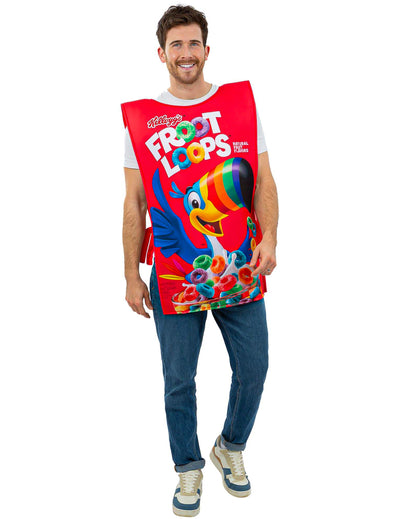 Dospělý kostým Kellogg's Froot Loops krabice od cereálií