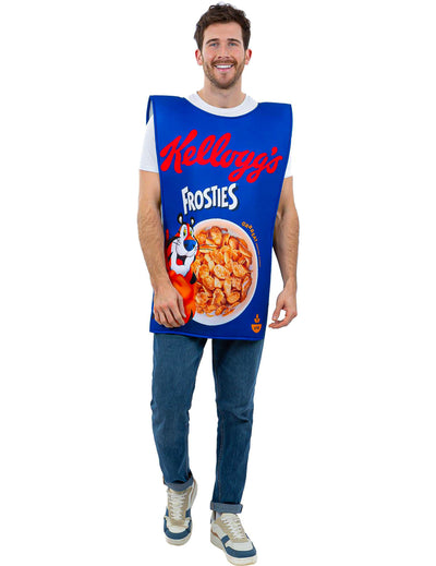 Dospělý kostým Kellogg's Frosties krabice od cereálií