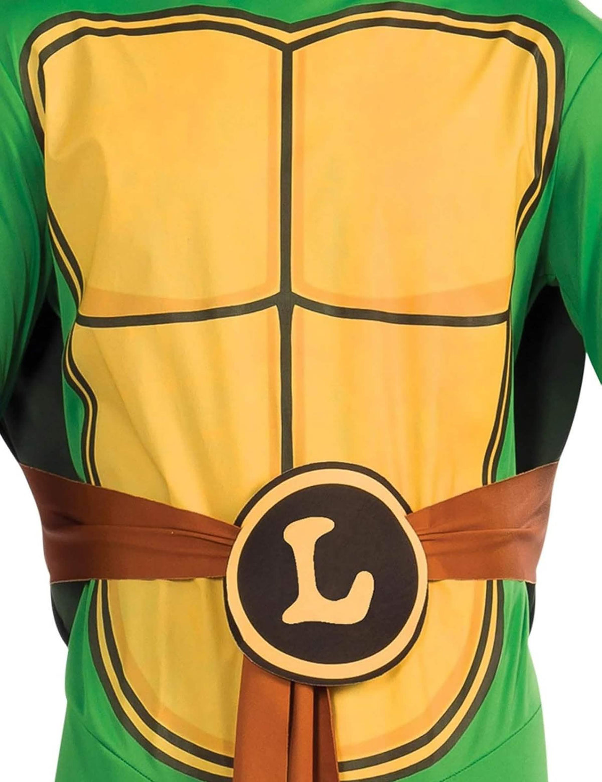 Detail na pásek a náprsník klasického kostýmu Leonardo Ninja želvy