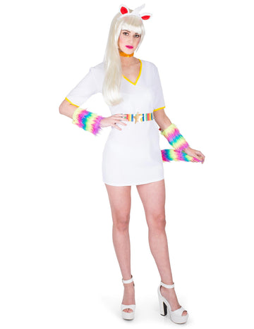 Dámský kostým mytického jednorožce