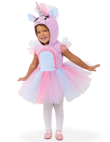 Pastellfarbenes Baby-Einhornkostüm bunt