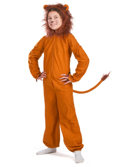 Détail de la queue du déguisement de lion pour enfant