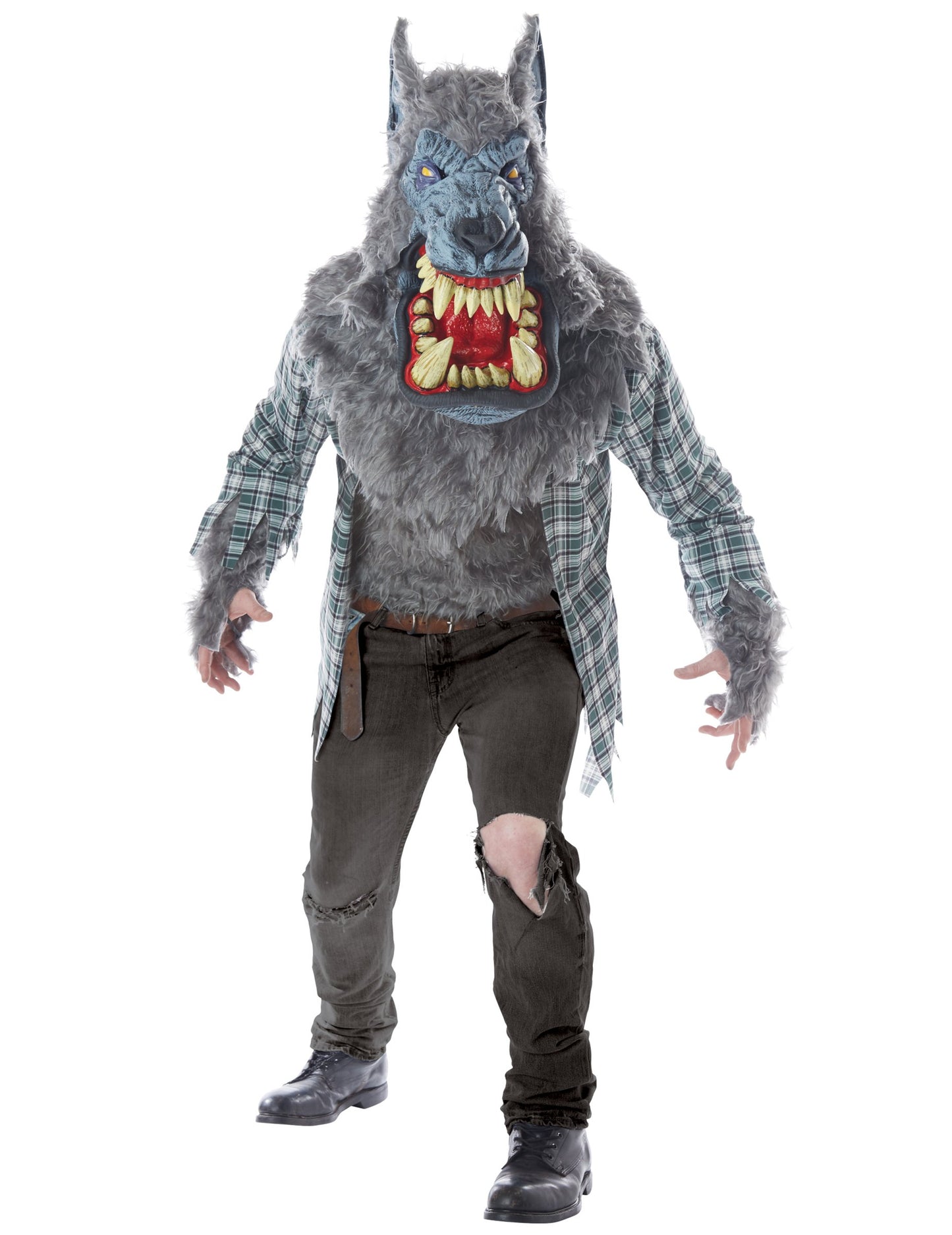 Luxusní kostým a vlčí maska pro dospělé 