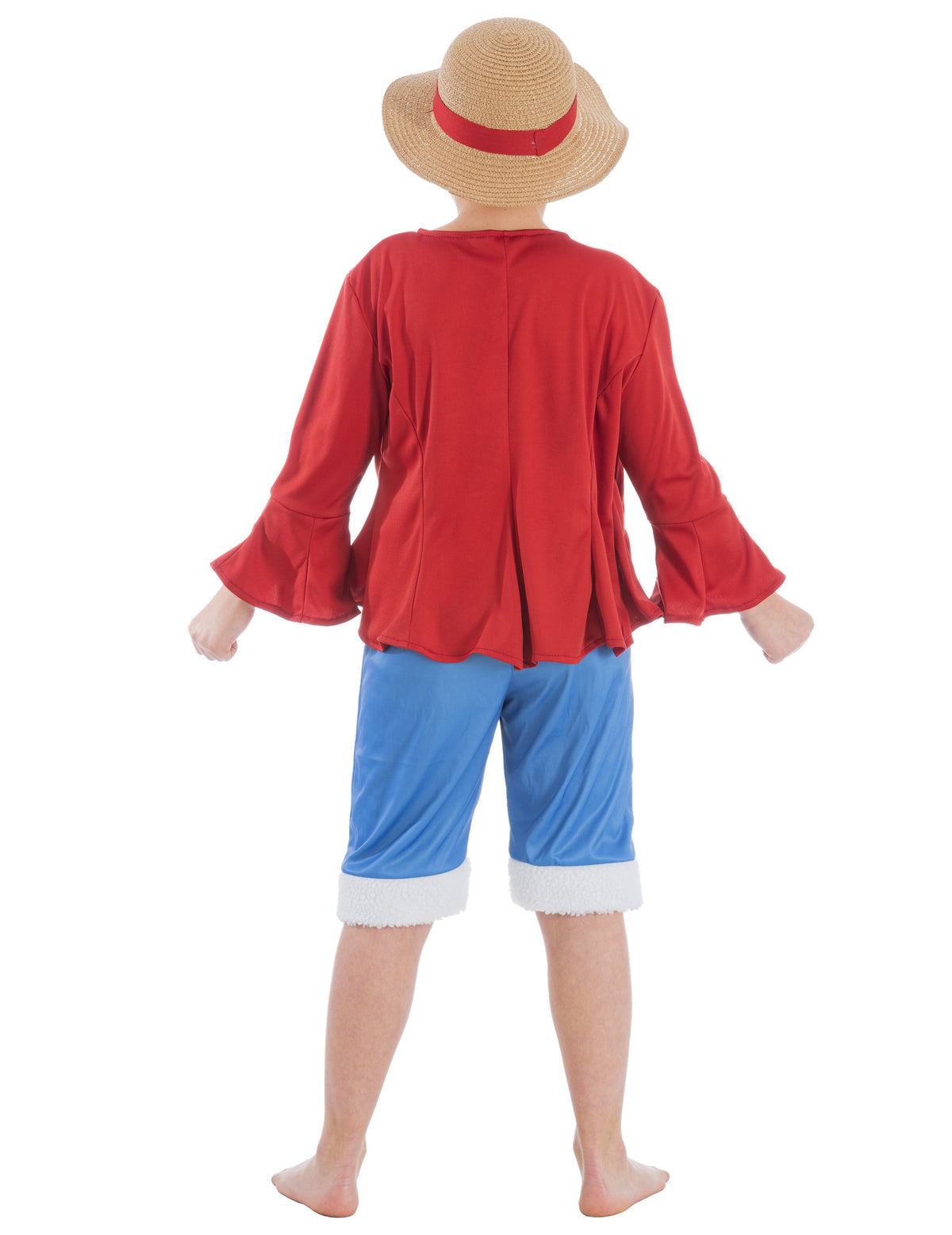 Vue de dos du déguisement Luffy One Piece™