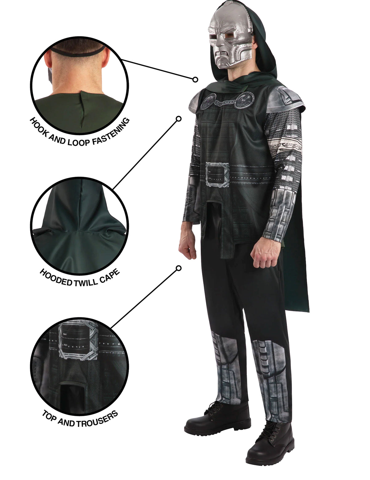 Déguisement luxe Docteur Doom Avengers Doomsday™ adulte