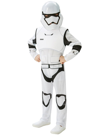 Déguisement luxe Stormtrooper Star Wars VII pour enfant blanc et noir