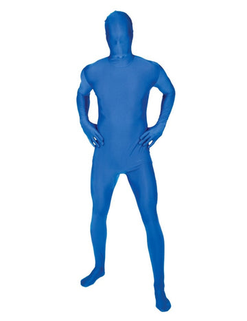 Kostým pro dospělé v modrém obleku M