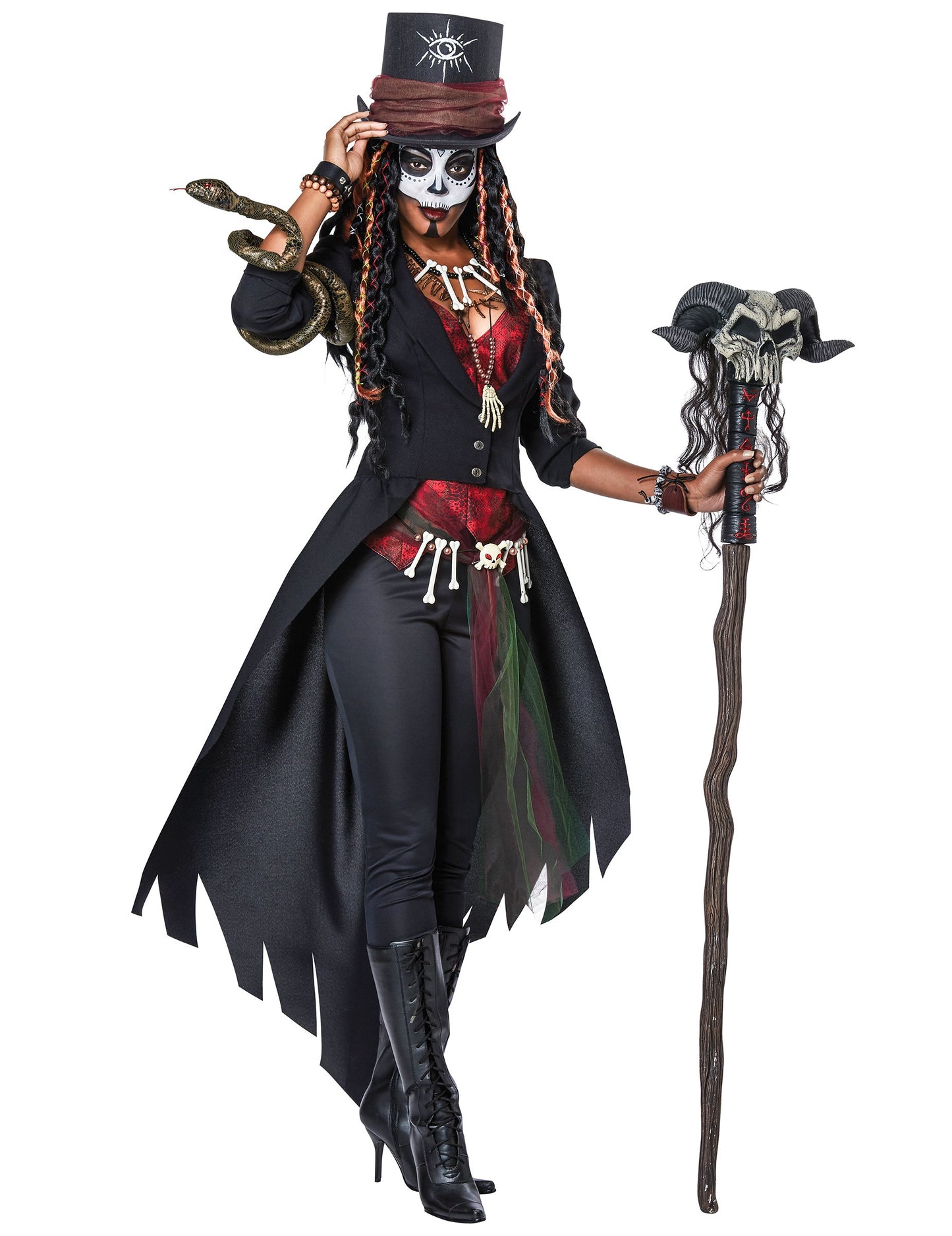 Magická kostým voodoo luxusní žena
