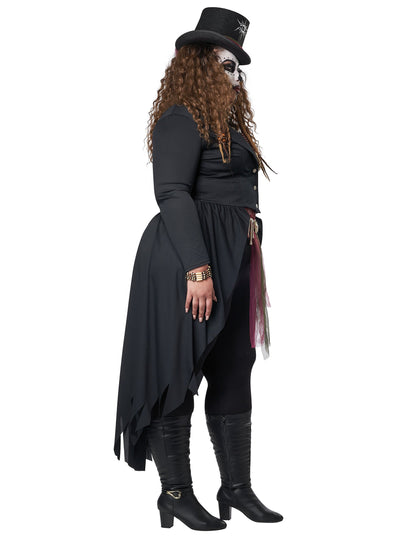 Luxusní kostým voodoo kouzelnice pro ženy ve velkých velikostech