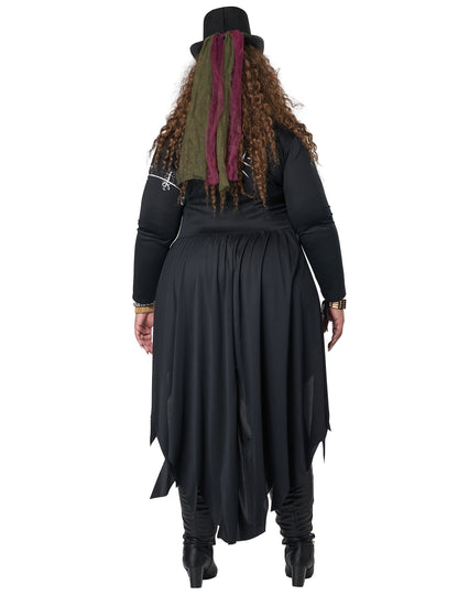 Luxusní kostým voodoo kouzelnice pro ženy ve velkých velikostech