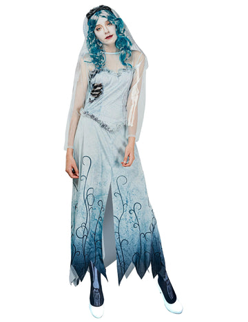 Dámský pohřební kostým nevěsty