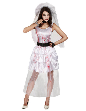 Dámský kostým zombie nevěsty na Halloween